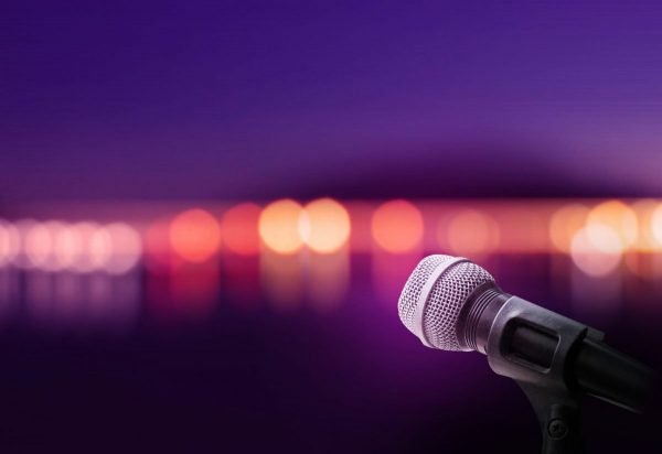 Microphone with outdoor background | GracePoint Publishing